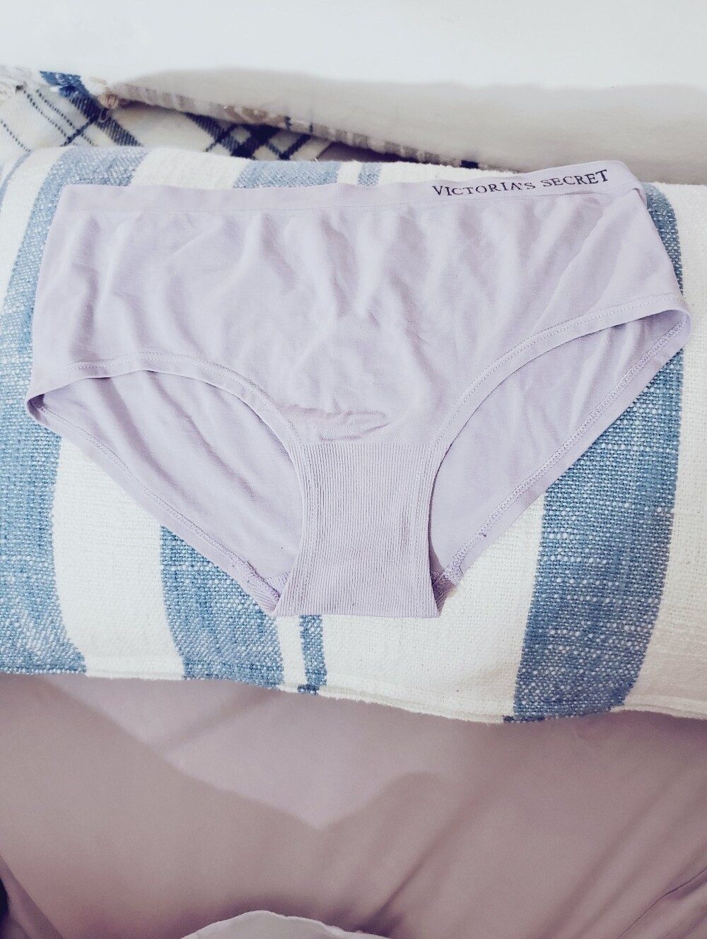 FREE WITH PURCHASE- Victoria's Secret Light Lavender Cotton Brief Panty